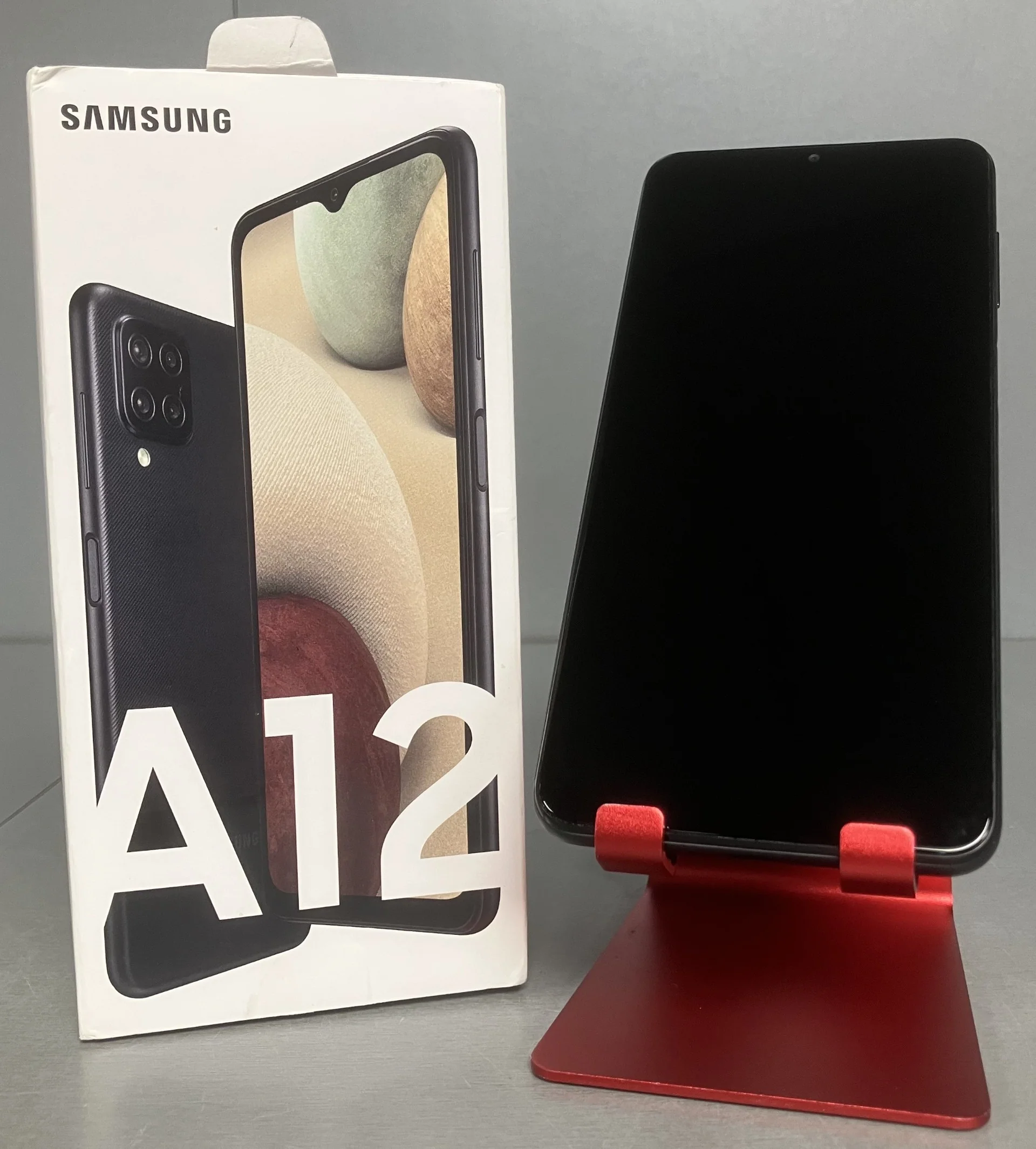 Samsung Galaxy A12 Dual Sim 64GB Black Smartphone ** Any Network ** - Image 2