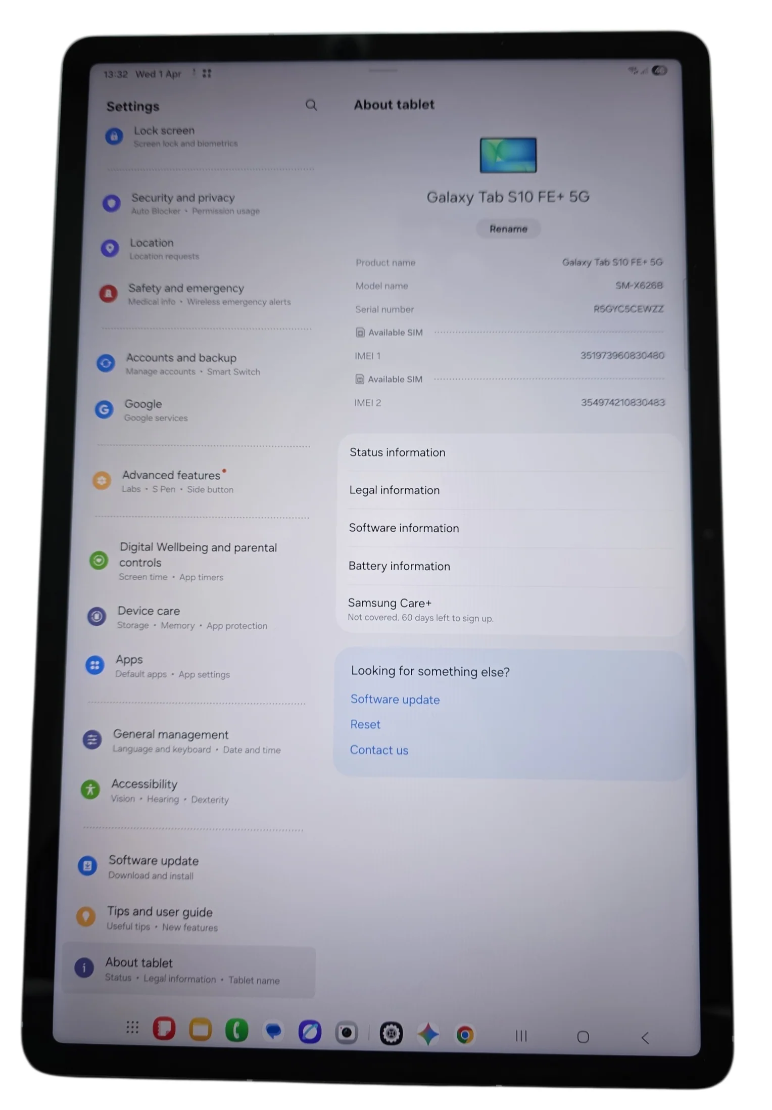 Samsung Galaxy Tab S10 FE 5G - Image 3
