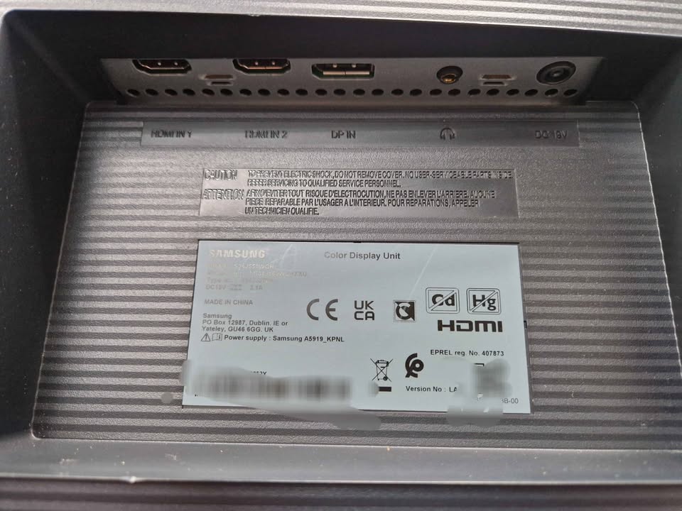 Samsung S34J550WQR 34" Ultra-Wide Screen VA LCD Monitor 75Hz (COLLECTION ONLY) - Image 3