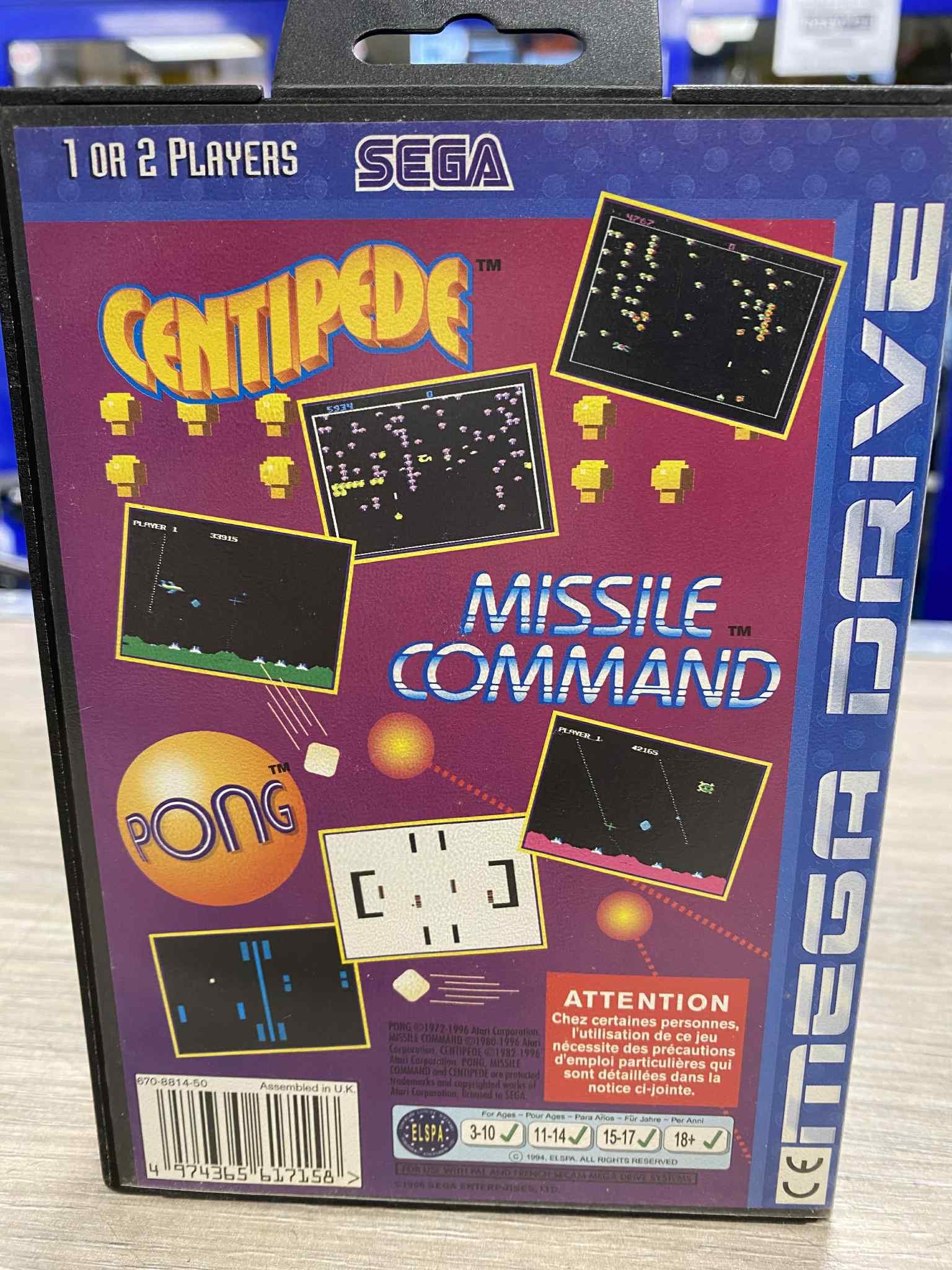 * Sega Mega Drive - Arcade Classics game - Image 2