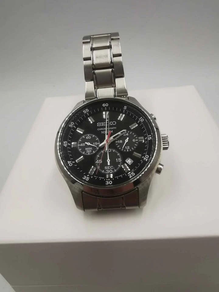 Seiko 4T53-00B0 Men's Stainless Steel Quartz Watch With Original Box - Image 3