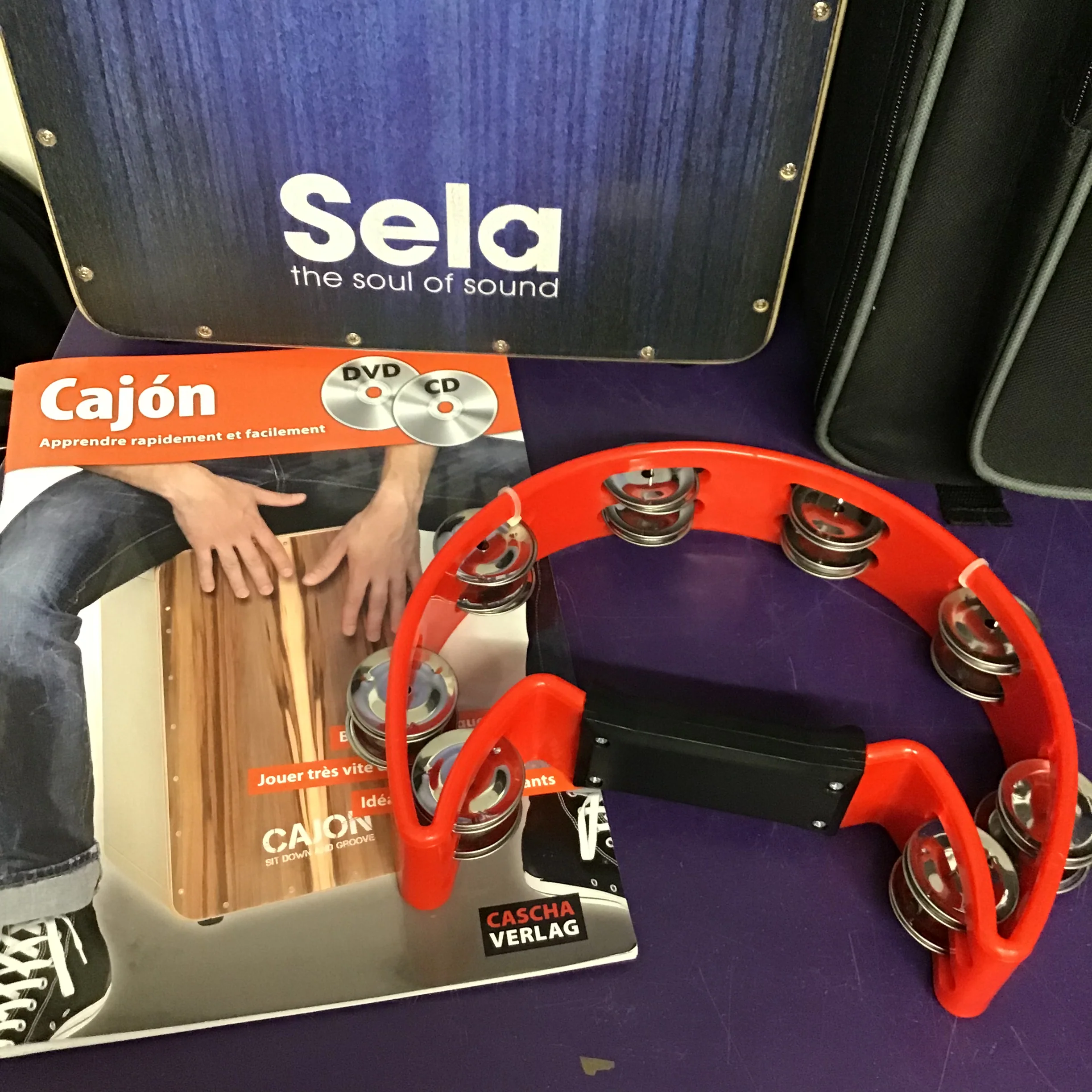Sela Cajon with Tamborine and Carry Case - Image 2