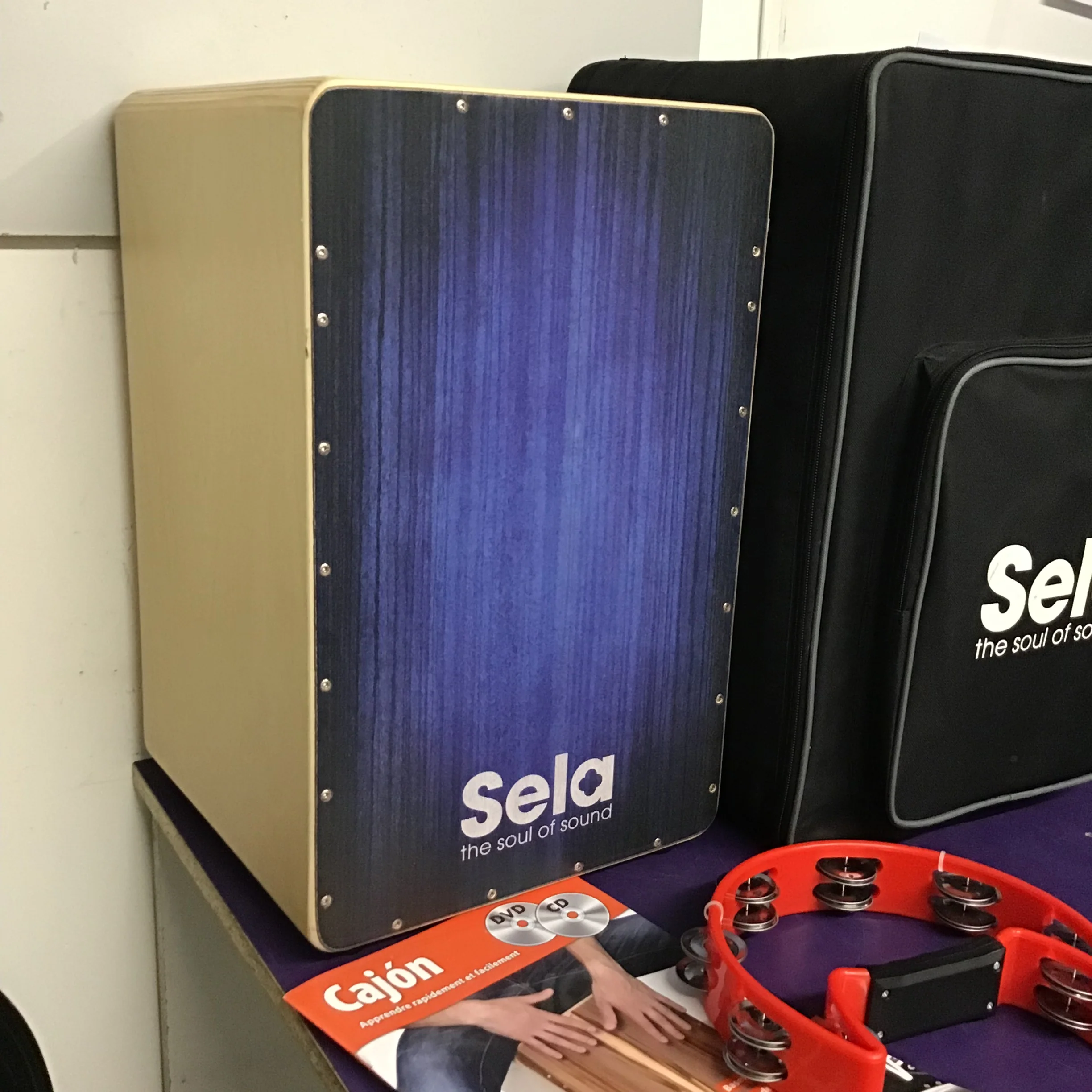 Sela Cajon with Tamborine and Carry Case - Image 3