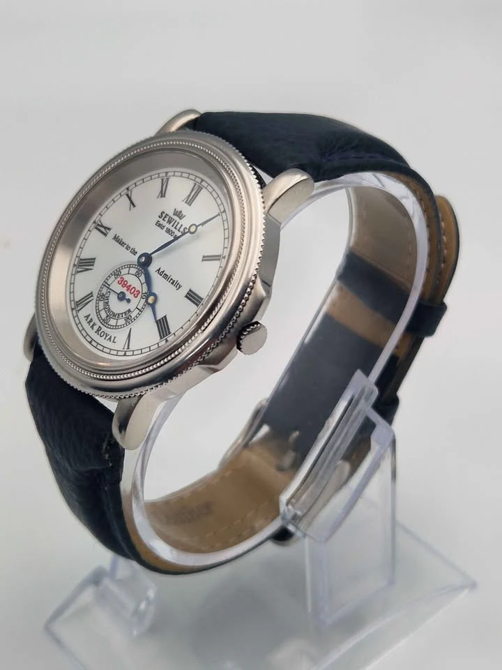 Sewills Admiralty “Ark Royal” Wristwatch – Automatic – Military Style – Unboxex With Leather Strap - Image 2