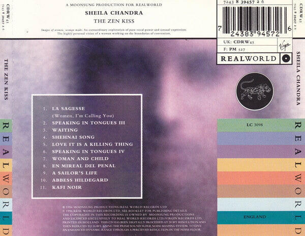 Sheila Chandra – The Zen Kiss - Image 2