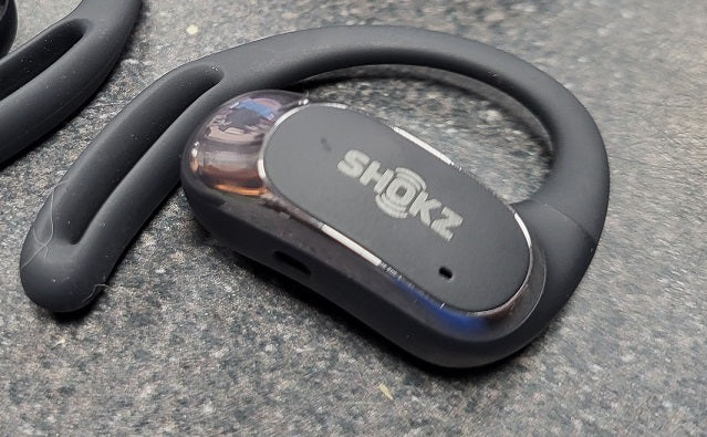 Shokz OpenFit Air Bluetooth TWS Open-Ear Headphones - Black - Boxed - Image 2