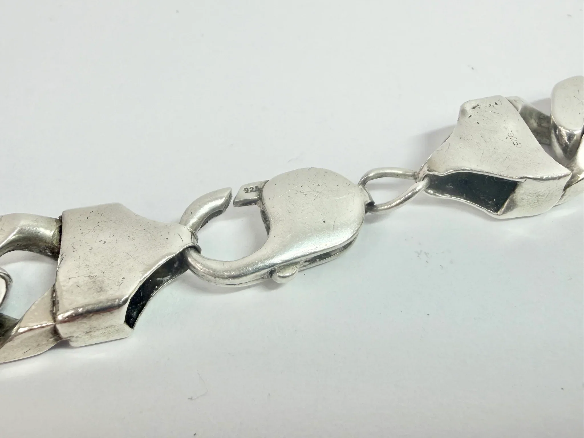 Silver 925 Curb Bracelet 10" - Image 4
