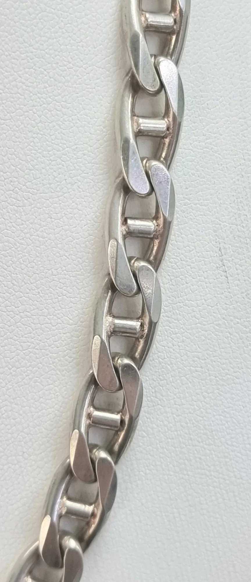 Silver Anchor Chain 19" - Image 2
