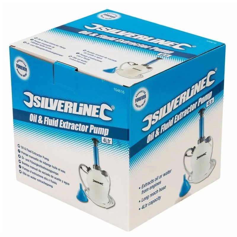 Silverline 104616 Oil & Fluid Extractor Pump - 4Ltr - Image 4