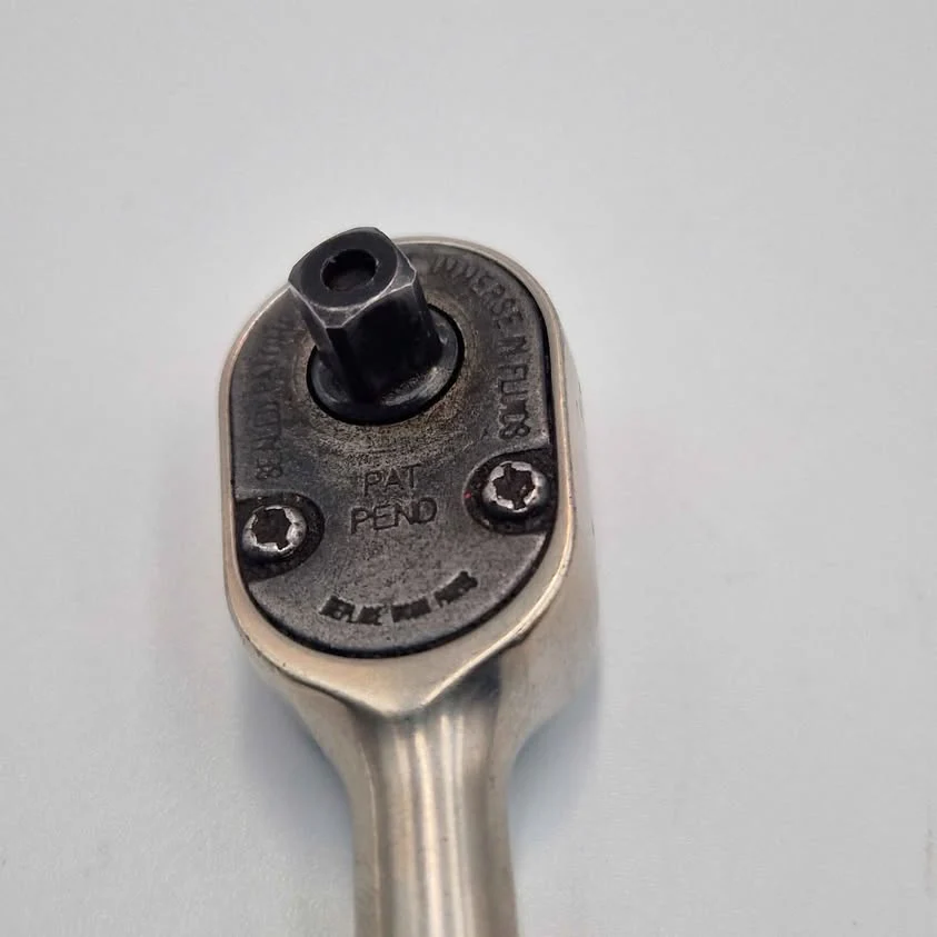 Snap-on Long TLL72 1/4" Drive Chrome Handle Ratchet - Image 3