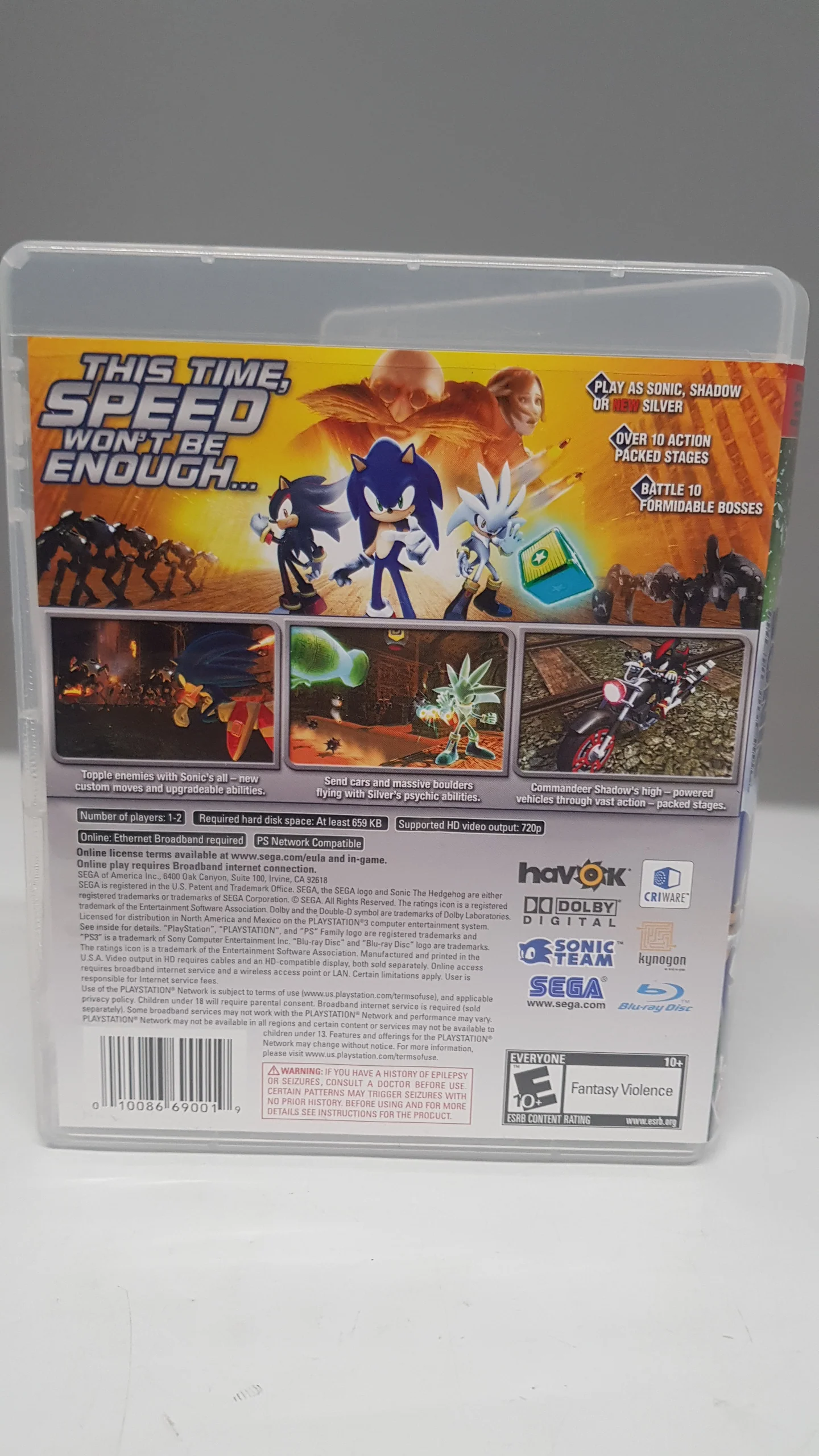 Sonic the Hedgehog (Sony PlayStation 3, 2007) - North American Version - Image 3