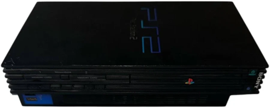 Sony Playstation 2 Fat Console  Midnight Black with 32mb card - Image 3