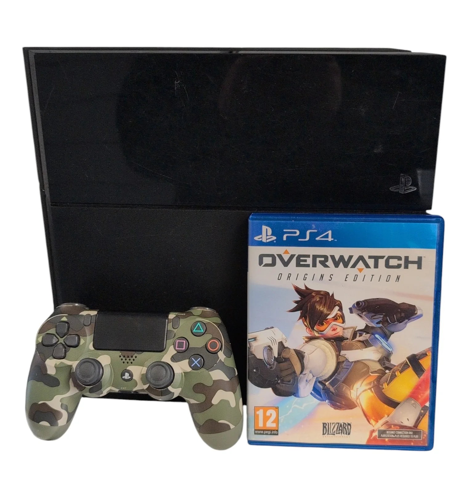 Sony PlayStation 4 Original Black 500GB with Overwatch Origins Game - Image 2