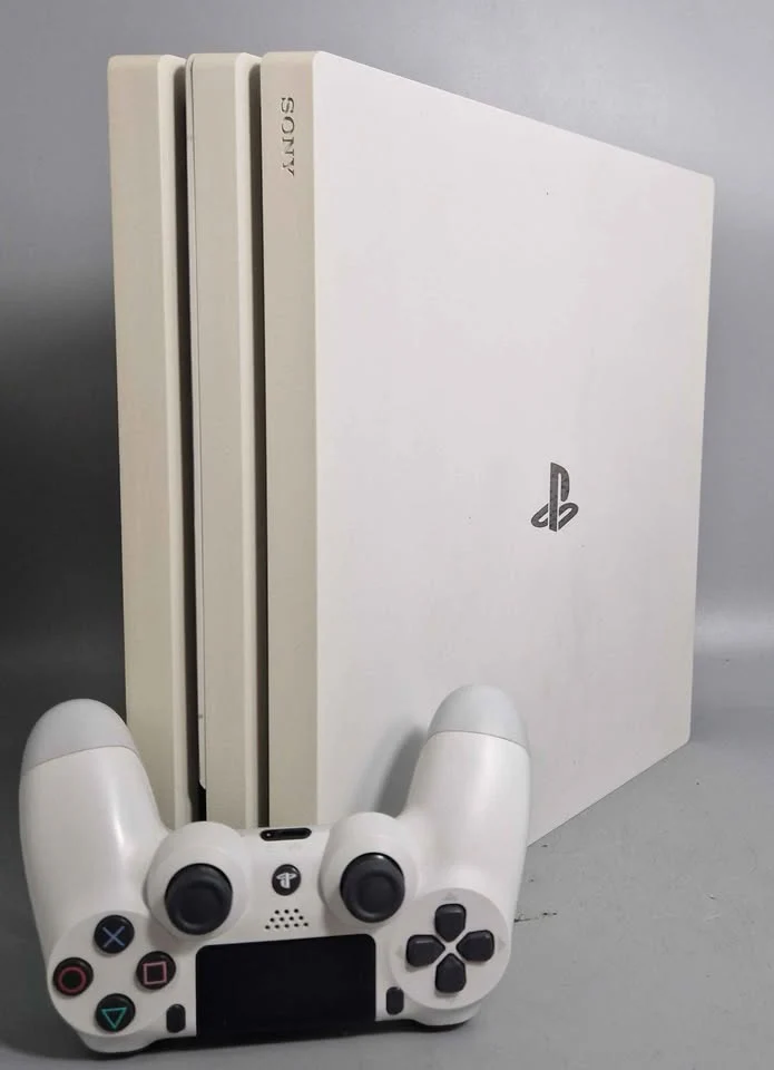 Sony Playstation 4 Pro Console, 1TB Glacier White (No Game/DLC), Boxed