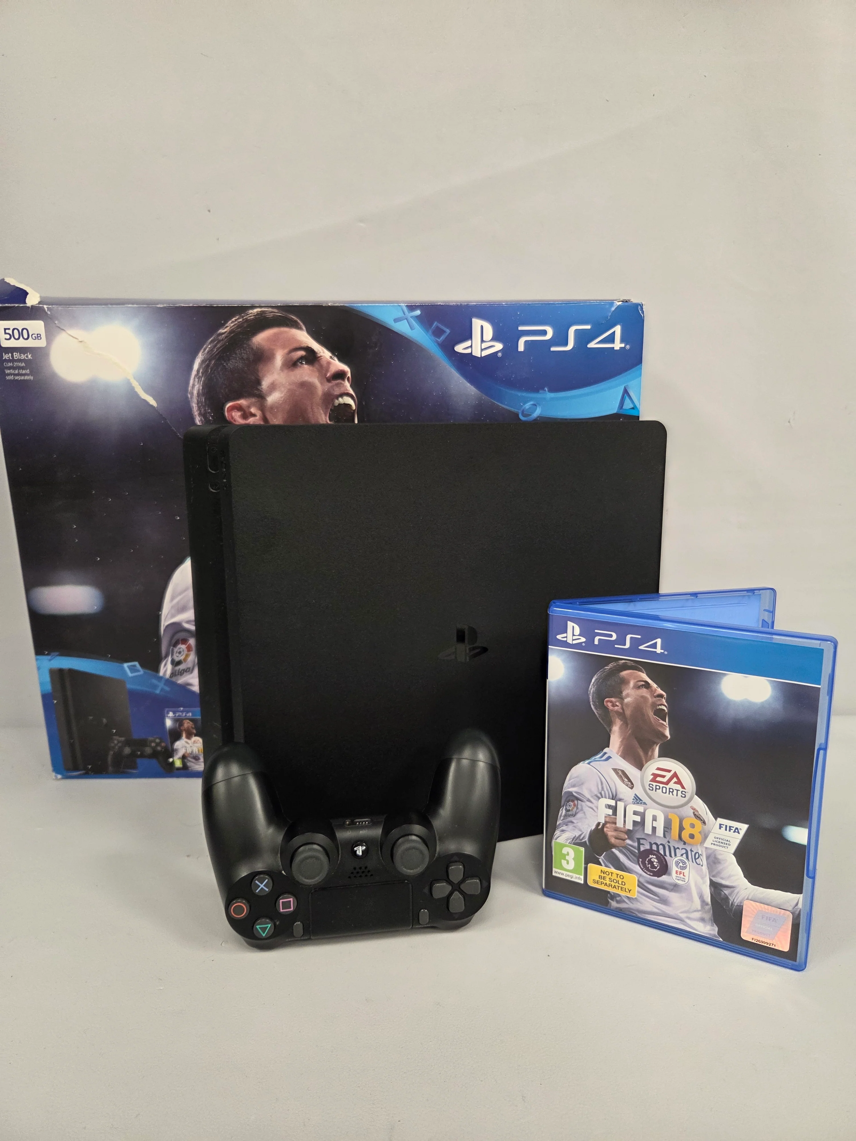 Sony PlayStation 4 Slim Console - 500GB - Black - Image 2