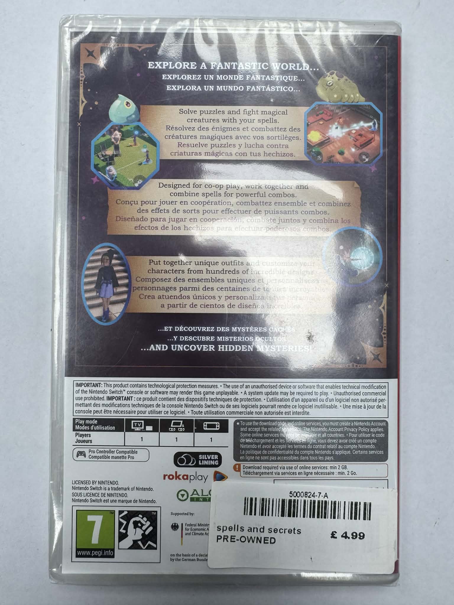 Spells & Secrets. Nintendo Switch. - Image 2