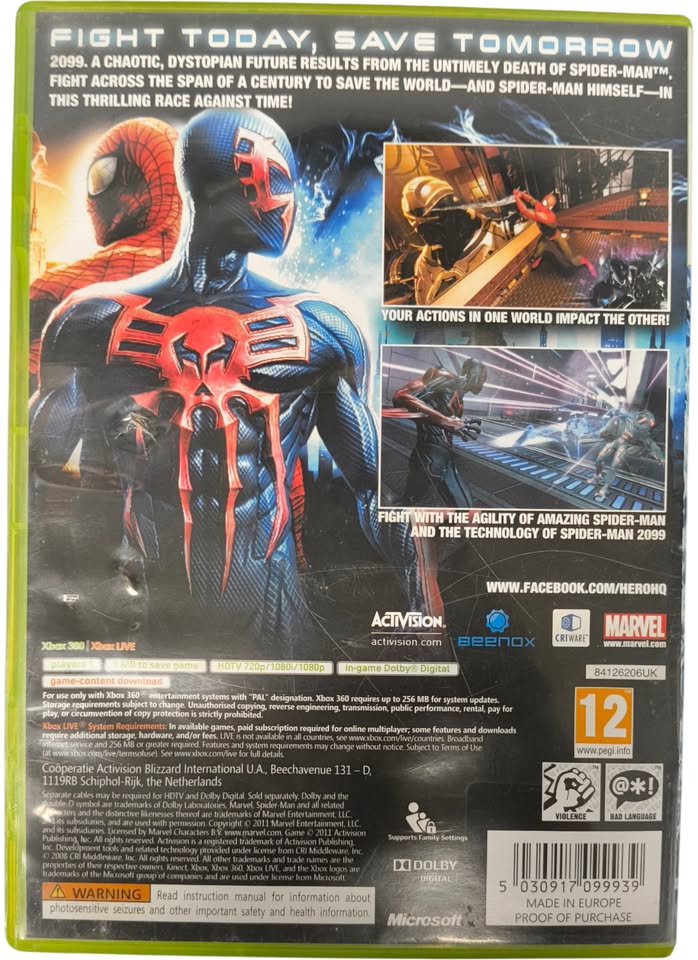 Spider-Man Edge of Time - Xbox 360 ***Collection Only*** - Image 2