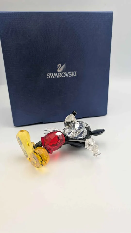 **DEAL** Swarovski Mickey Mouse Crystal Figurine – Disney – Cut Crystal – Boxed - Image 4