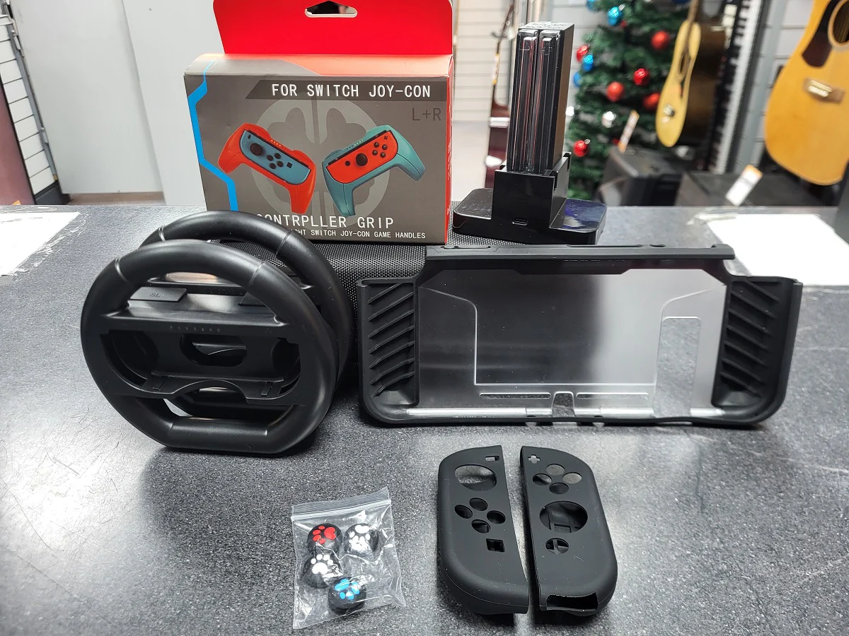 Switch Console, 32GB HAC-001-01 With Solid Red Joy-Cons Bundle - Image 4