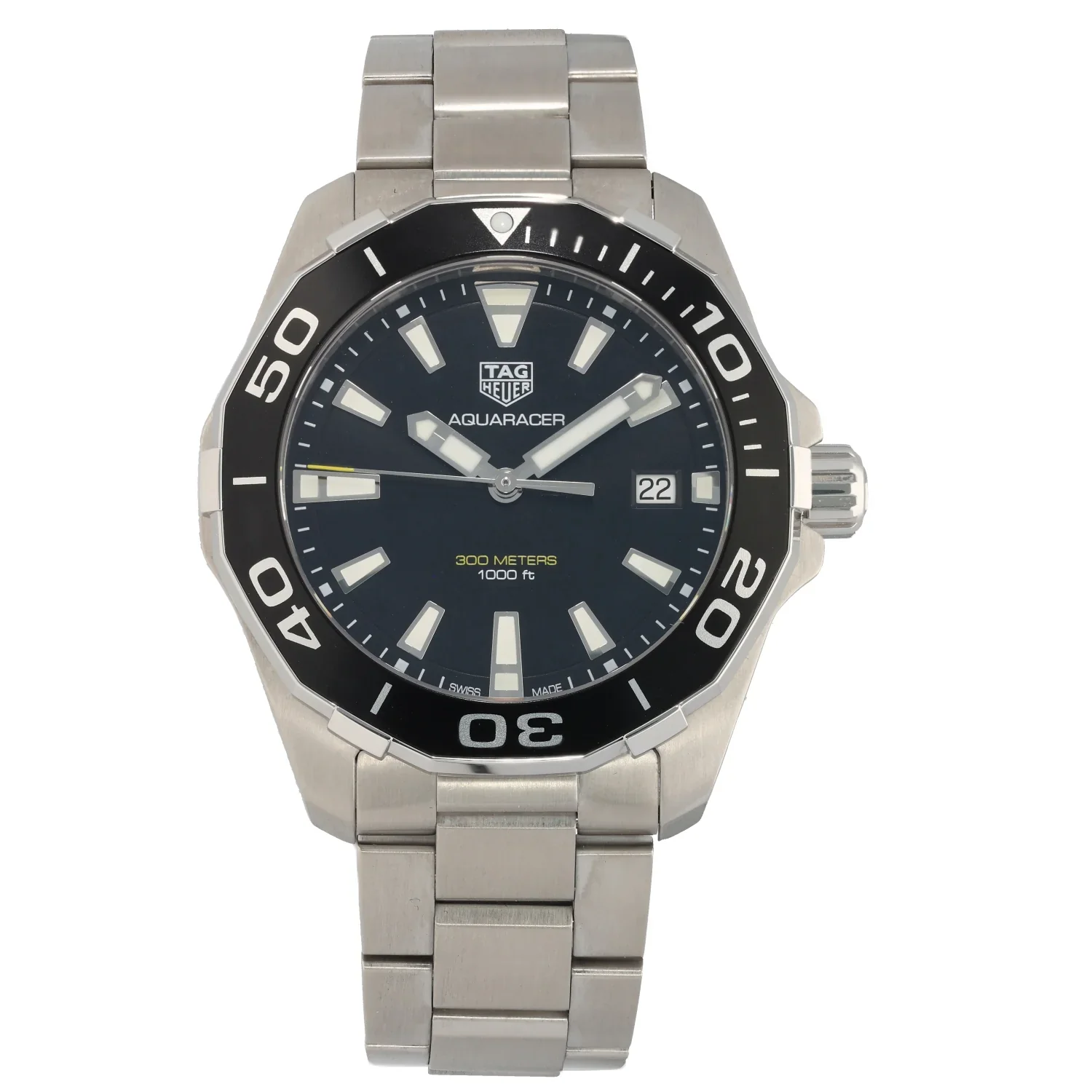 Tag Heuer Aquaracer WAY111A 41mm Stainless Steel Watch