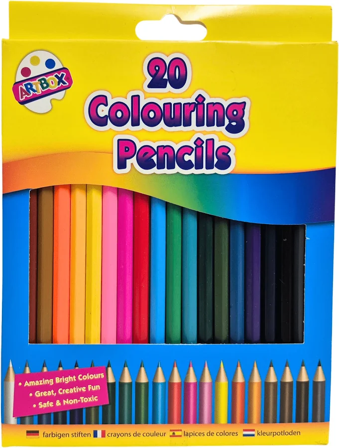 Tallon Artbox 20 Colouring Pencils - Image 2