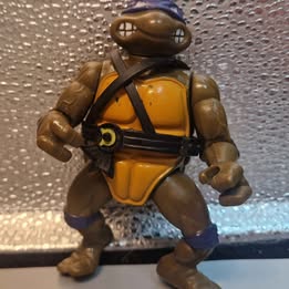Teenage Mutant Ninja Turtles Figures x4 1988 Versions (TMNT) Please see pictures - Image 3