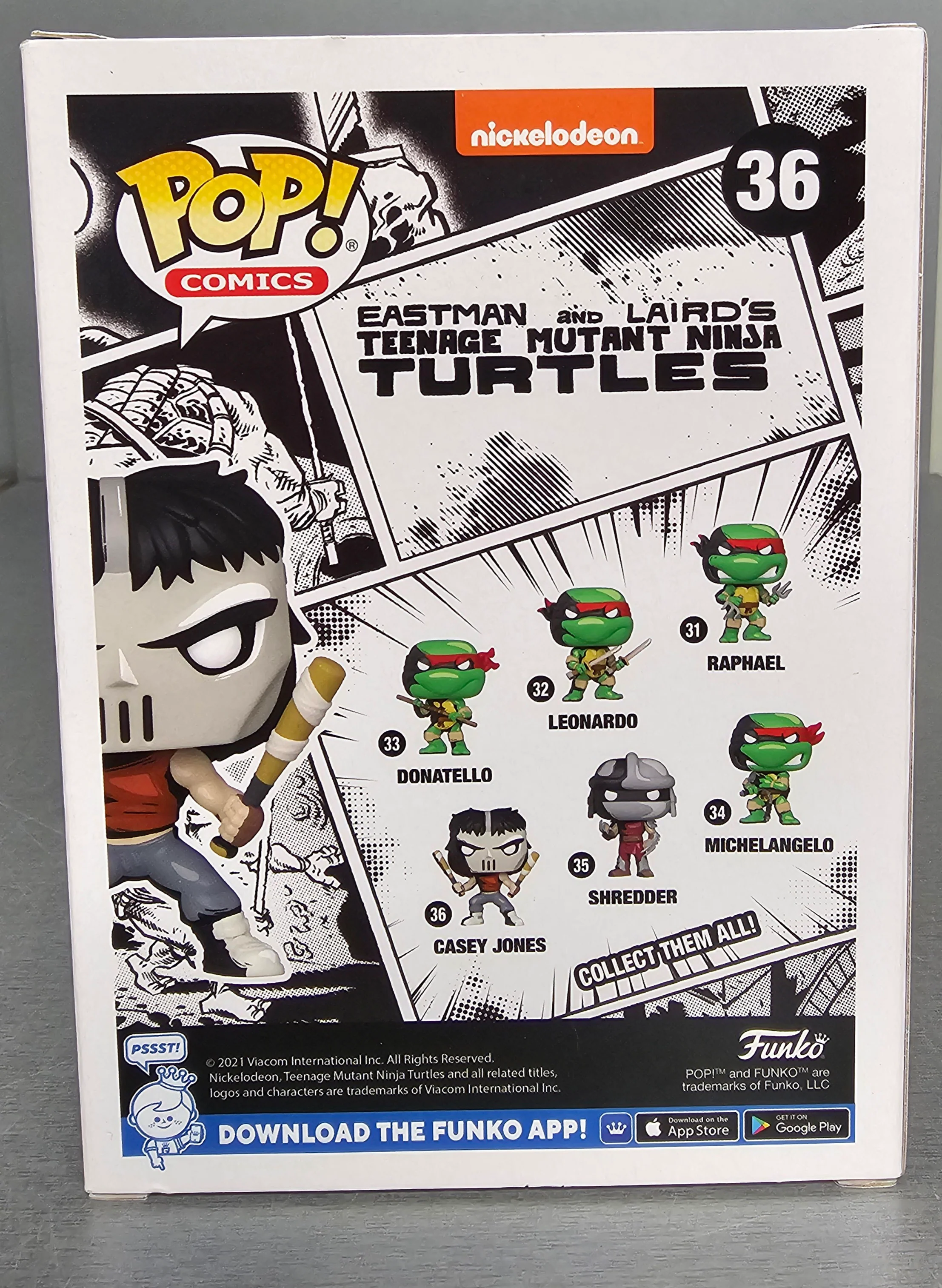 Teenage Mutant Ninja Turtles: Pop! Vinyl Figure: Casey Jones 36# **Collection Only** - Image 4