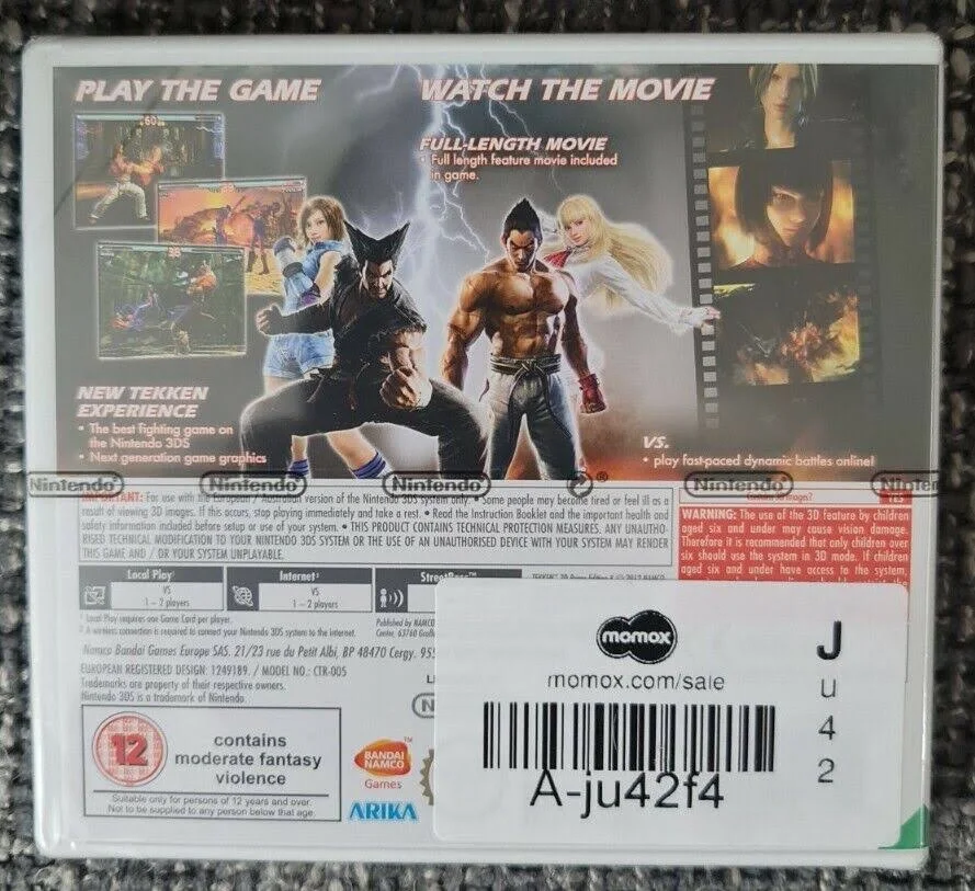 Tekken 3d Prime Edition For Nintendo 3ds - Image 2