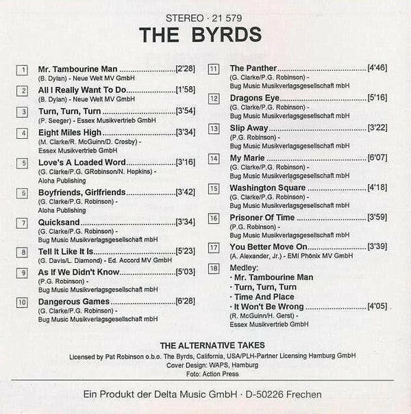 The Byrds – The Alternative Takes - Image 2