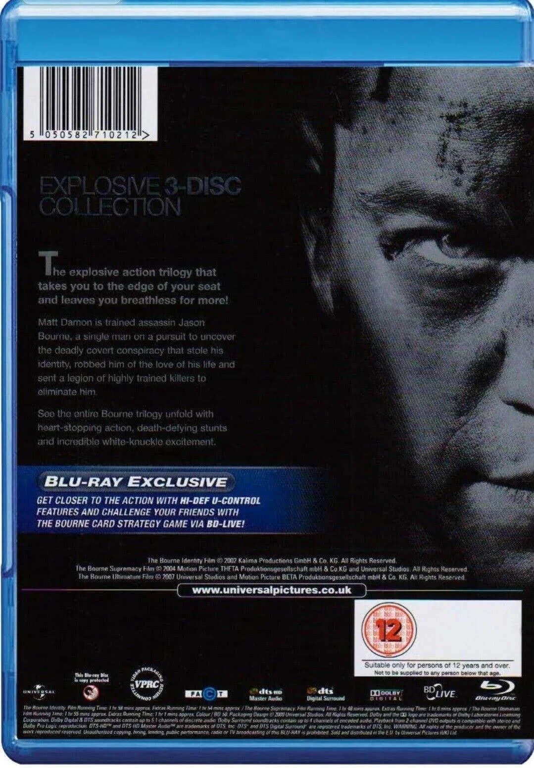 "the Ultimate Bourne Collection" - Blu-ray Boxset - Image 2