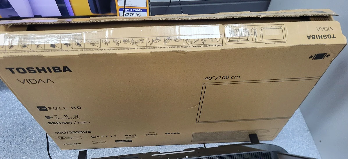 Toshiba 40" DLED HDR SMART TV (40LV2553DB)  - Boxed - Image 3