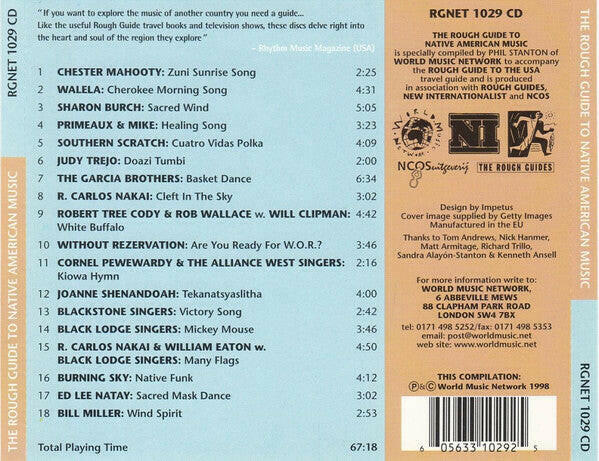 Various – The Rough Guide To Native American Music - Image 2