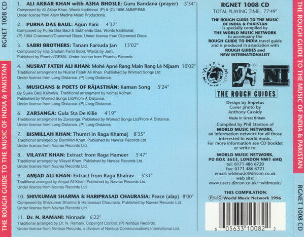 Various – The Rough Guide To The Music Of India & Pakistan - Image 2