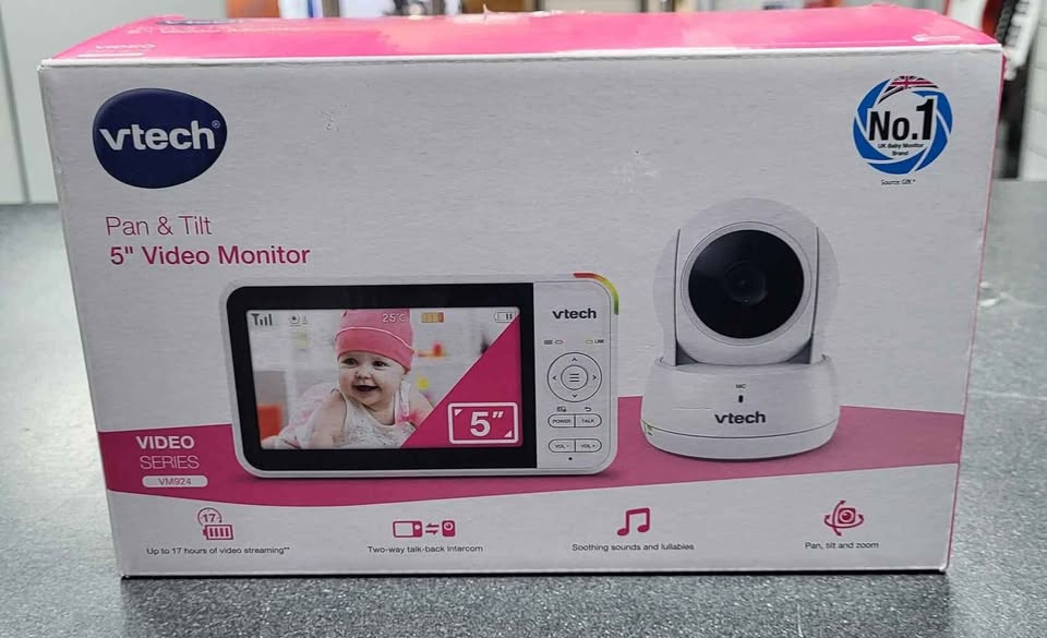 Vtech VM924 Pan & Tilt Vodeo Monitor  5" - Boxed - Image 2