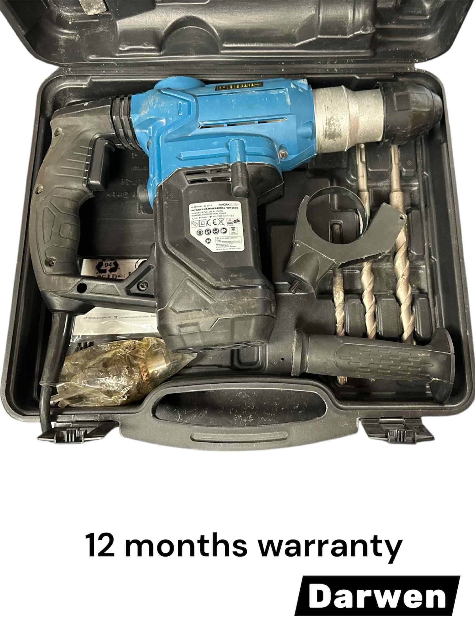 WorkZone Rotary Hammer Drill WH1500 - Boxed▼▼▼SALE▼▼▼