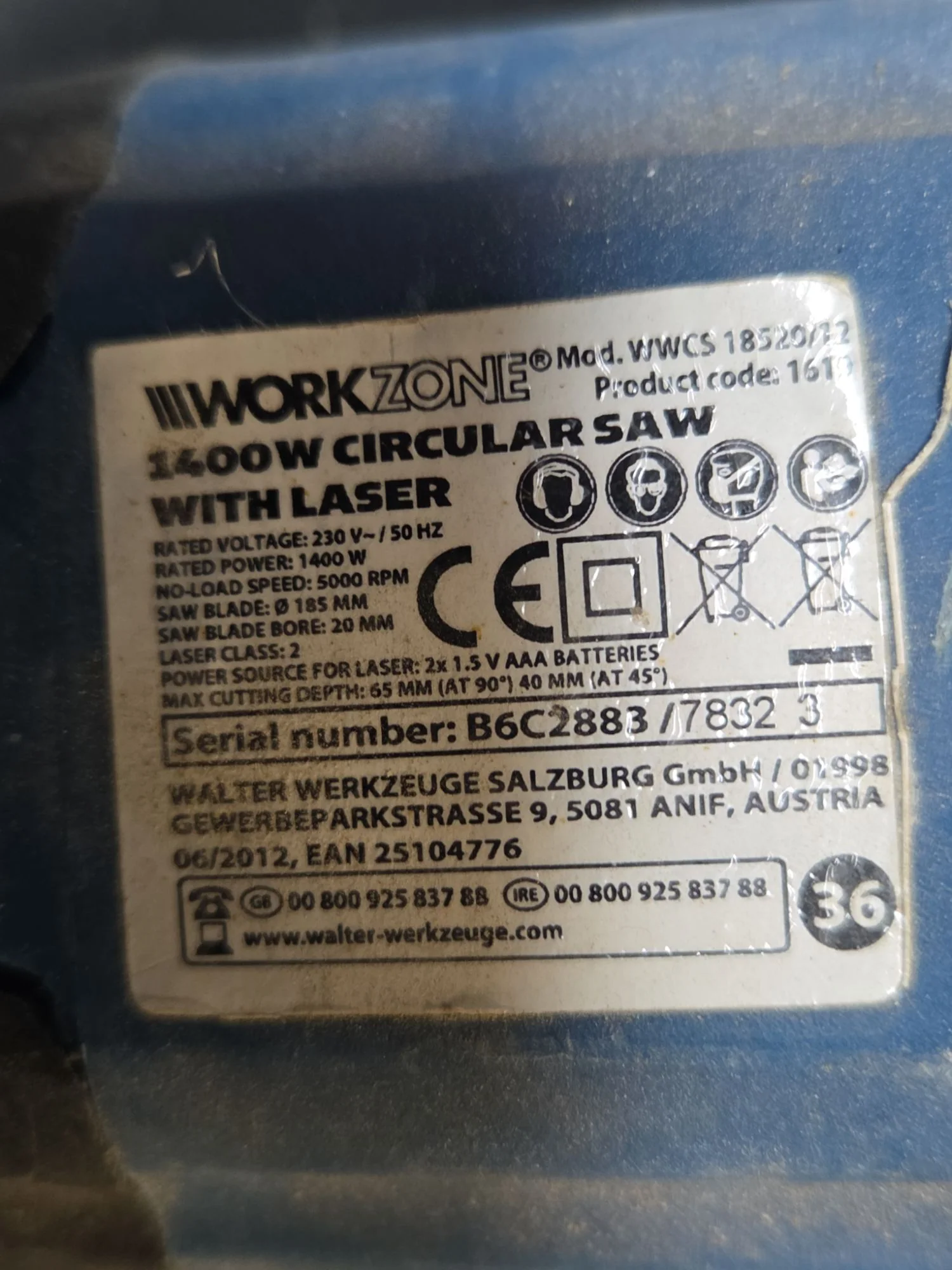 Workzone wwc51850 Circular Saw - Image 3