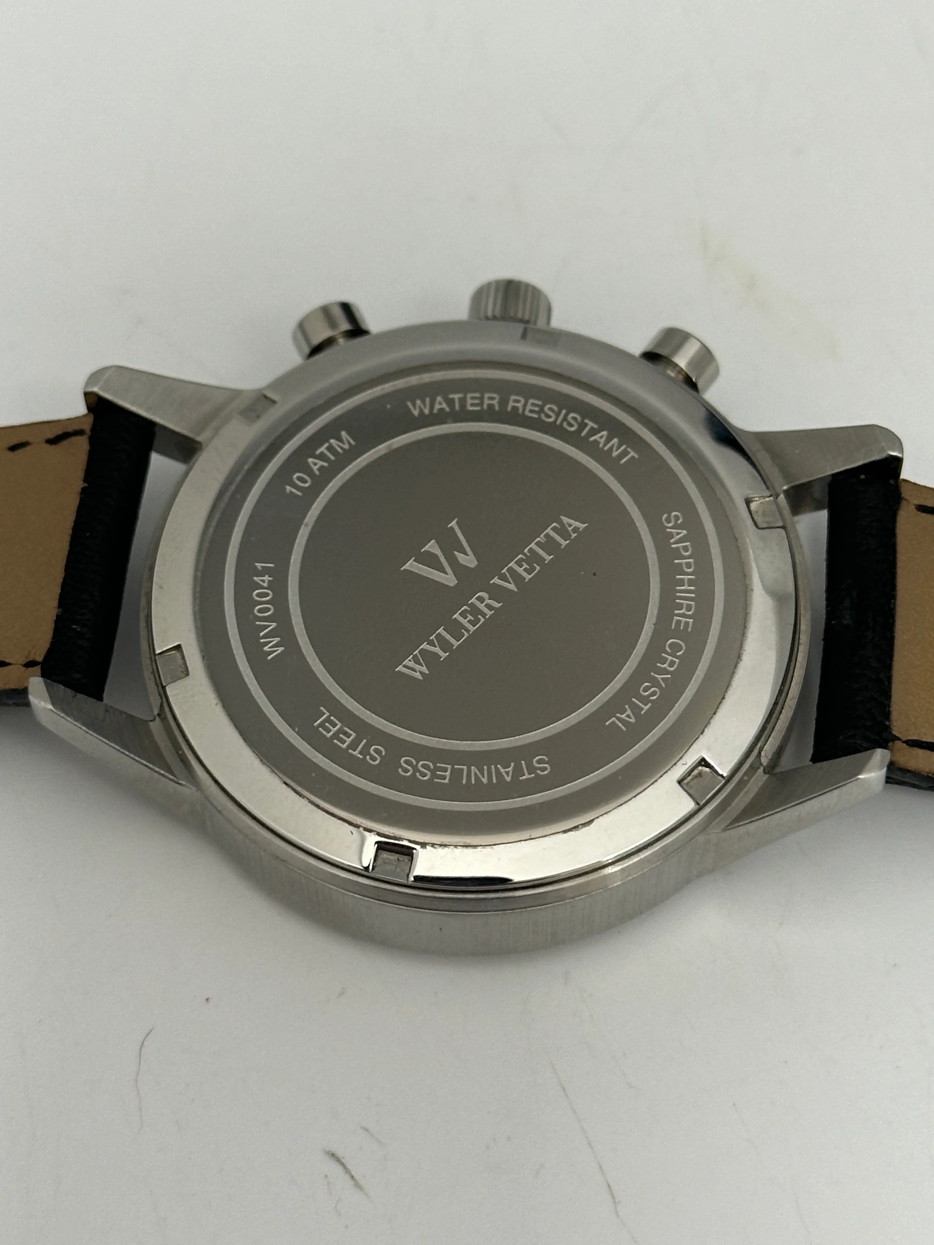 WYLER VETTA STARFIRE URBAN CHRONO watch quartz steel WV0041 - Image 4
