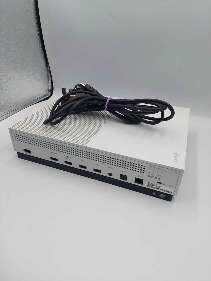 Xbox One S Console, 500GB, White, Unboxed- NO PAD - Image 2