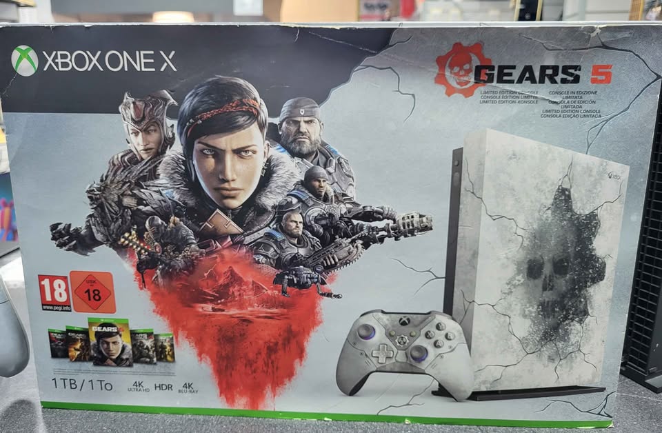 Xbox One X Console Gears Of War Edition - 1TB - Boxed - With Stand - No Game - Image 4