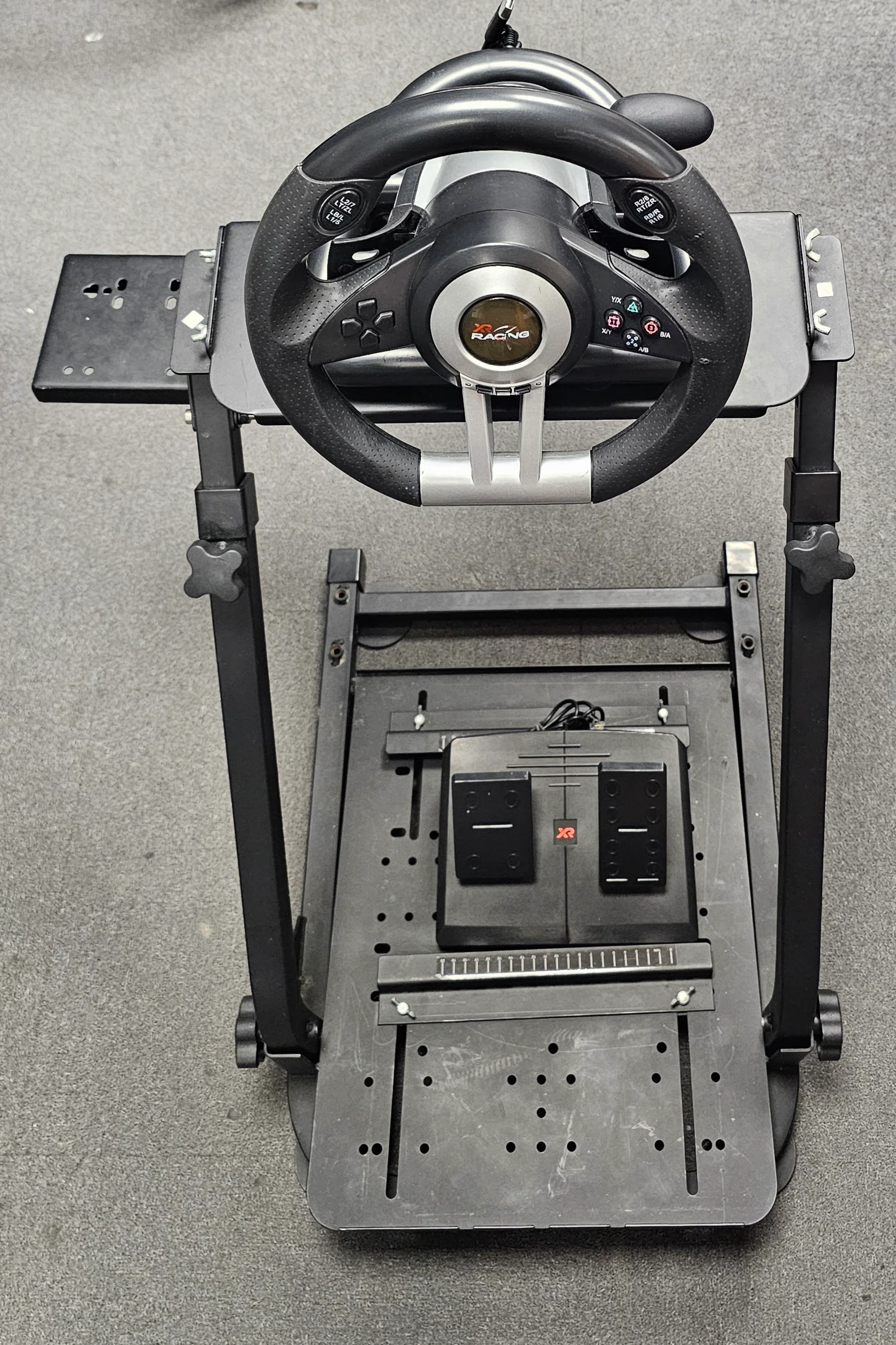 XR Steering Wheel & X Rocker XR Racing Rig Universal Steering Wheel Pedal Mount - Image 2