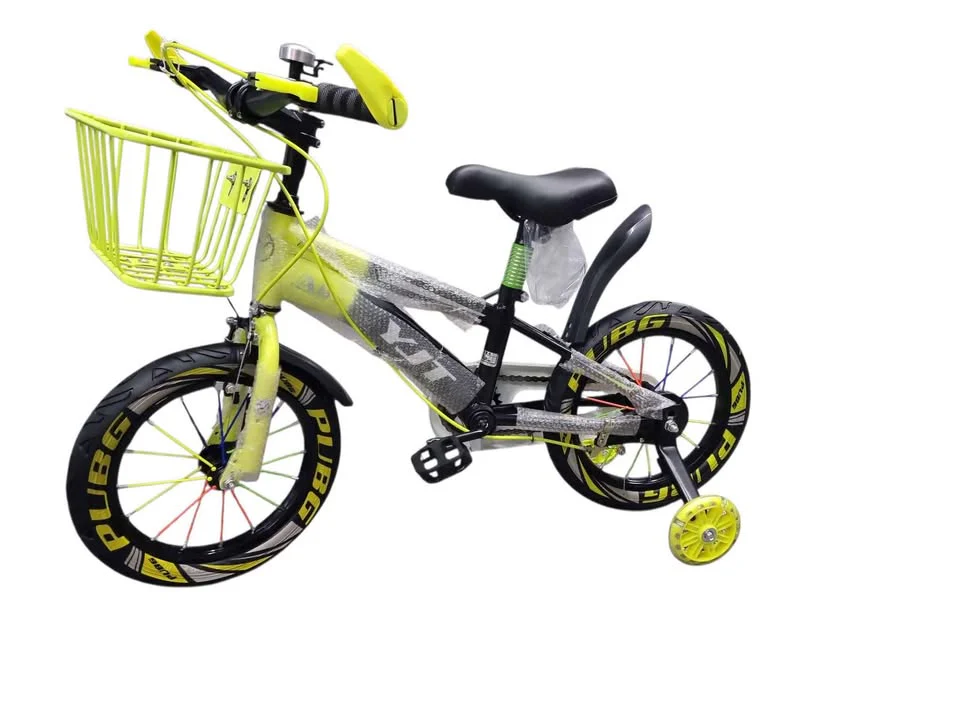 YJT A6 14" Children's Mountain Bike - Neon Yellow & Black **BRAND NEW**