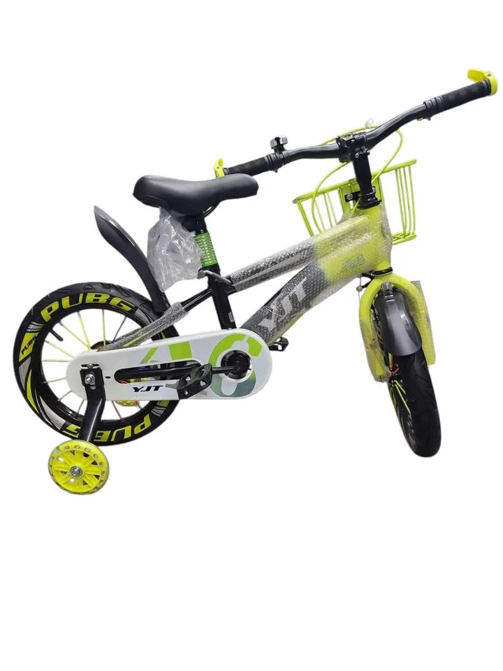 YJT A6 14" Children's Mountain Bike - Neon Yellow & Black **BRAND NEW** - Image 3