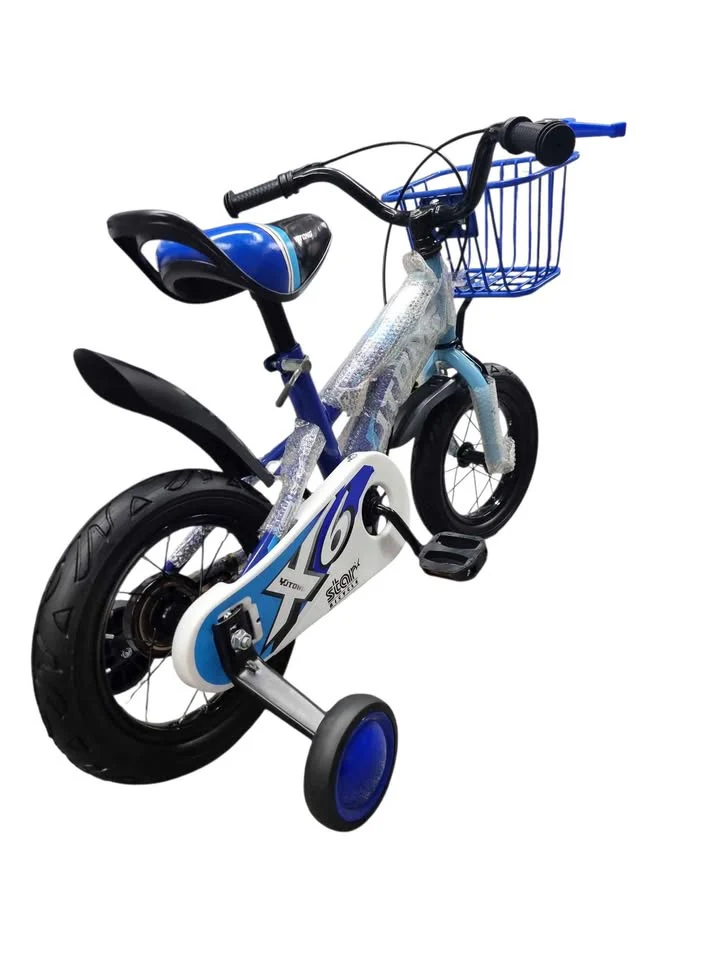 Yjtong Y Sport Kids 12" Mountain Bike - Blue & White **BRAND NEW** - Image 4
